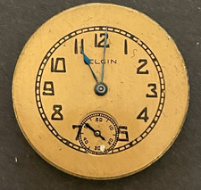Antique 1919 Elgin Grade 429 Pocket Watch Movement Parts Good Balance 6/0s 15j