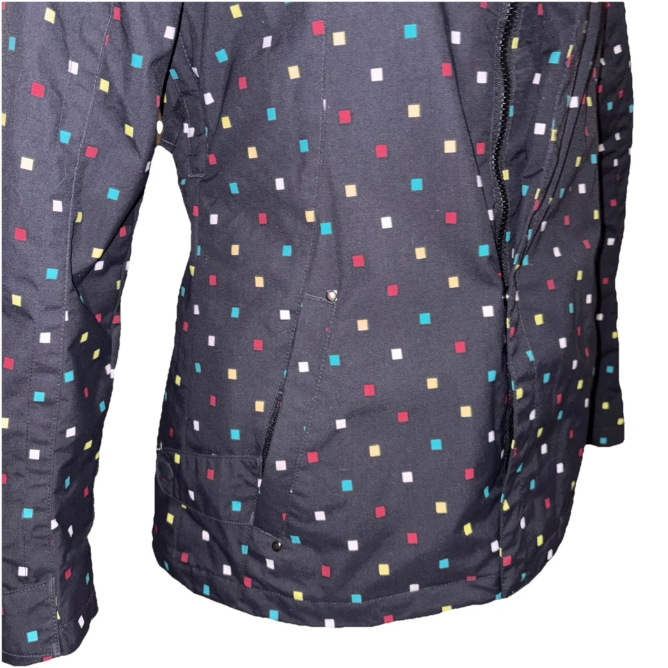 Burton Snowboard Jacket - Womens Medium - DryRide - Dots - Ski Snow Winter - Image 4 of 4