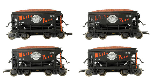 LGB SPUR G 42040 SCHWADER MIT 4 ERZWAGEN "WEIßPASS" | Condition: Used