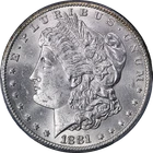 1881-CC Morgan Silver Dollar PCGS MS63 Nice Eye Appeal Nice Strike