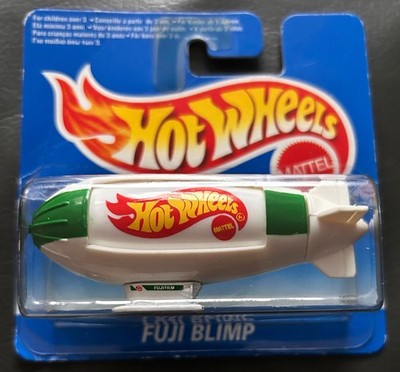 Hot Wheels FUJI BLIMP - Blue Card - Hot Wheels Logo