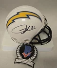 LaDainian Tomlinson Signed San Diego Chargers VSR4 Mini Helmet Beckett Auto TCU