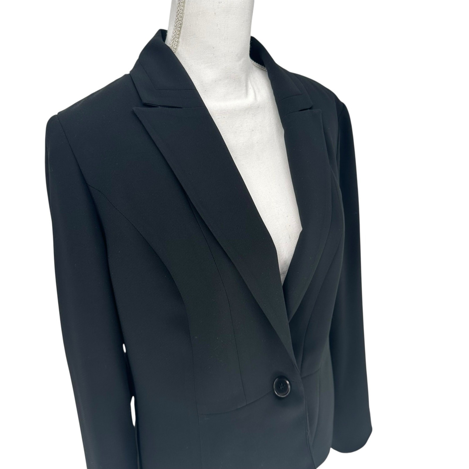 Pendleton Black One Button Closure Polyester Blaz… - image 2