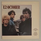 U2  OCTOBER  Vintage Vinyl LP Record VG+  I Fall Down  Gloria  Rejoice