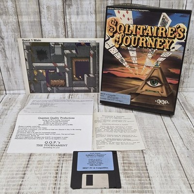 Solitaire's Journey North American Big Box Complete (PC 3.5'' Diskette, 1992)