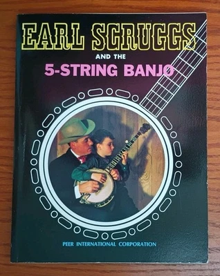 EARL SCRUGGS and the 5-STRING BANJO 156 pages song book BOOK sheet music 1968 - Photo 1/4