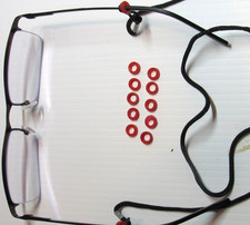 10 Sunglasses O-ring Neck Cord Strap Eyeglass Glasses String Lanyard Holders