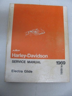 1959 - 1969 Harley Davidson Service Manual 99482-69 Panhead