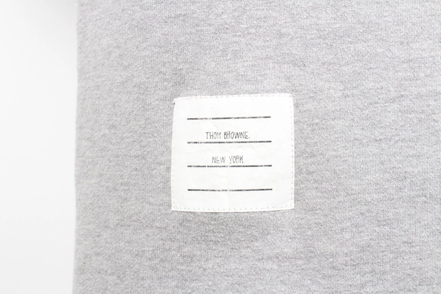 Thom Browne Felpa Ricamata Abito Lungo Grigio 36(44) 131446025