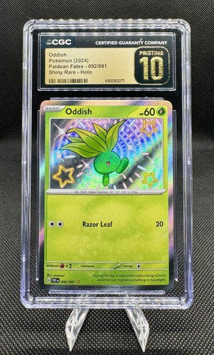 Oddish graded CGC 10 for sale on eBay