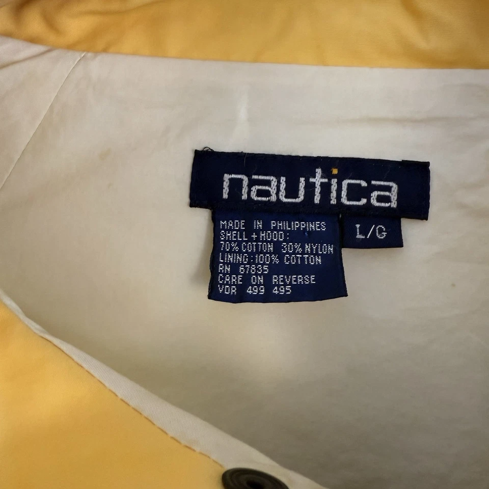 Chaqueta Nautica North Island De Colección Años 90 Para Hombre Grande Azul Bloque de Color Vela Usada en Excelente Condición Foto 2 de 4