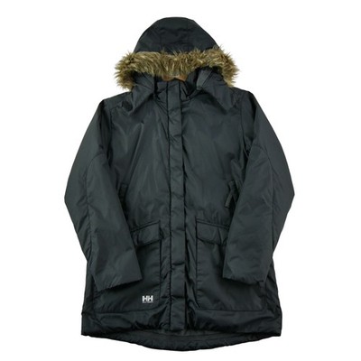 Helly Hansen Herren Schwarzer Parka Größe M #QWE1978