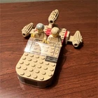 LEGO Star Wars Landspeeder Complete Set w/ Obi-Wan Kenobi Luke Skywalker