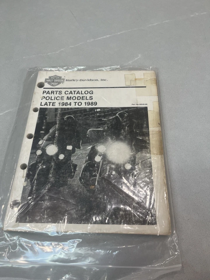 Catálogo de piezas Harley Davidson modelos policiales finales de 1984 a 1989 Foto 2 de 4