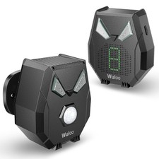 Solar Driveway Alarm Wireless Outside Weatherproof 1/2 Mile Long Range, Outdo...