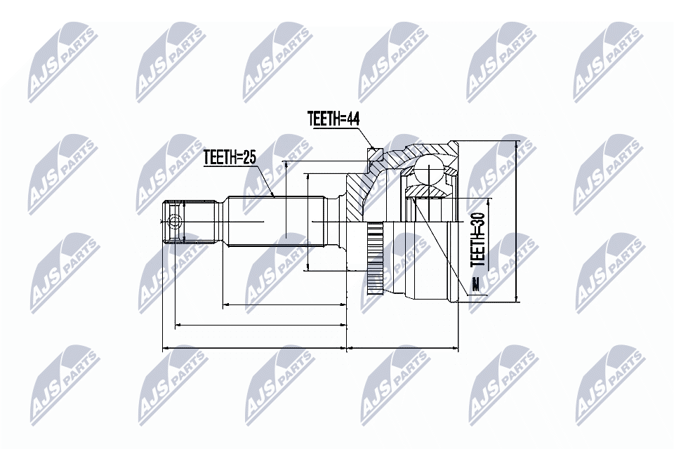 N.T.Y. NPZ-HY-532.NTY Joint Kit, drive shaft for HYUNDAI