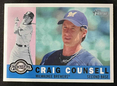 CRAIG COUNSELL Arizona Diamondbacks 2009 Topps Heritage #546 MLB Legend