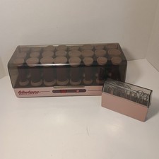 WINDMERE GENTLE CURLS 24 VELVET HOT ROLLERS CURLERS W/CLIPS HONG KONG FS-24/655