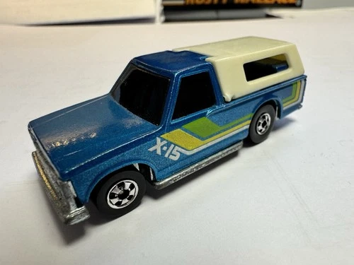 Vintage Hot Wheels 1984 Blue X-15 Crack-Ups Pick Up Truck