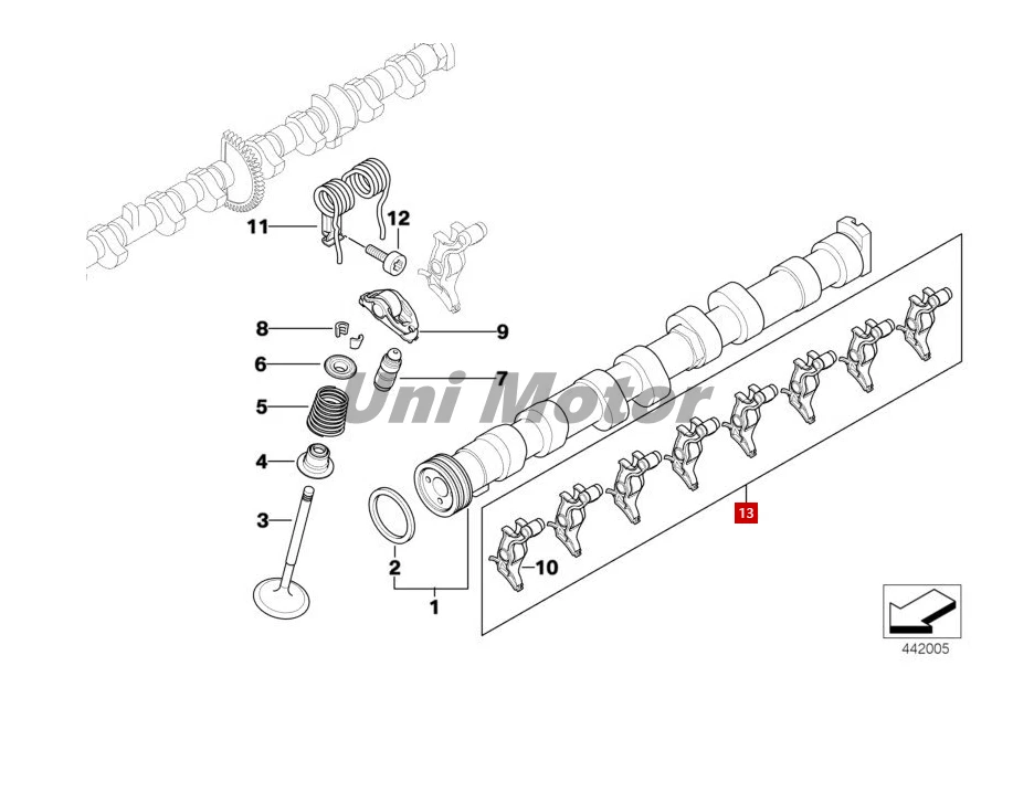 Braço balancim alavanca de reboque fabricante de equipamento original para BMW N46 B20B N42 B20 8 x 11378645500 11378645501 - Imagem 3 de 3