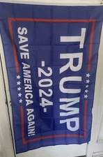 Trump 2024 Flag 3x5 Outdoor Indoor -  Save America Again Flag