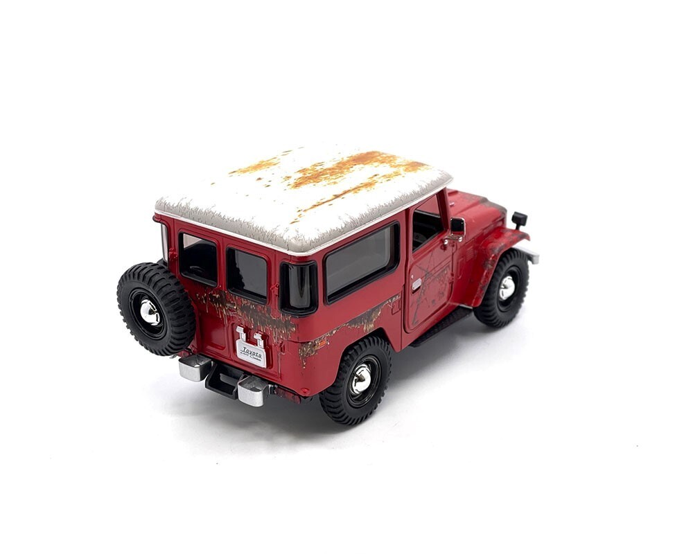 ミニカー Toyota FJ40 Land Cruiser 1:24 Amazon.com: Toyota Land Cruiser FJ40 Green 1/24 Diecast