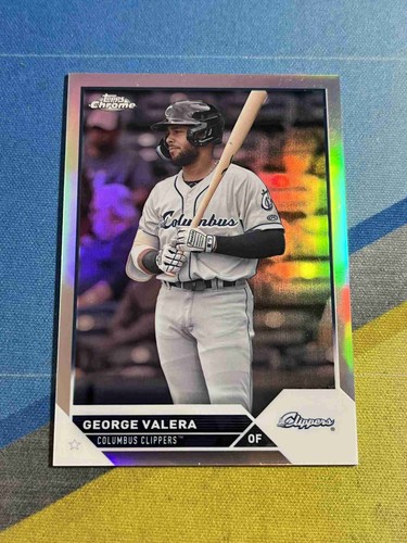 2023 Topps Pro Debüt GEORGE VALERA Cleveland Guardians PDC-64 Refraktor #/99