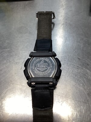 Casio G-Shock 3232 Mens Black Nylon Digital Chronograph Dial