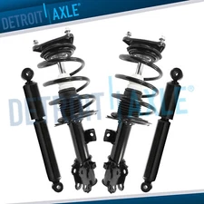 Front Struts w/ Coil Spring Assembly Rear Shocks Kit for Kia Forte5 Forte Koup