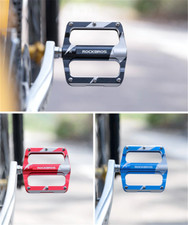 ROCKBROS Bicycle Pedals Alu 9/16" Pedals Non-Slip Sealed Bearing MTB 3 Colors