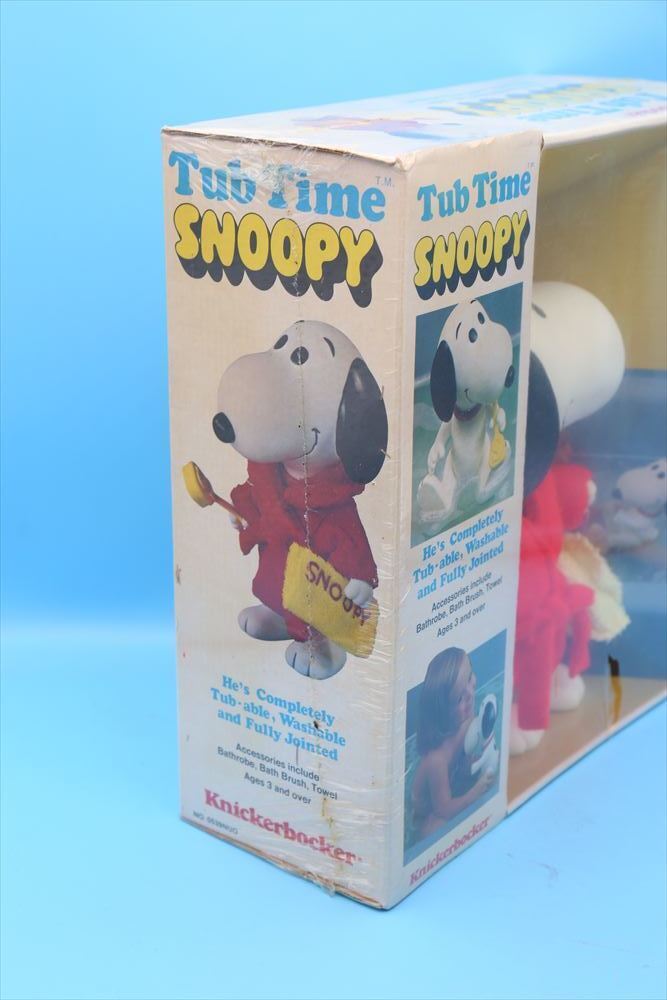 Dead Stock 80S Knickerbocker Snoopy Tub Time/Snoopy Doll Dead Stock 80S Knickerbocker Snoopy Tub Time/Snoopy Doll