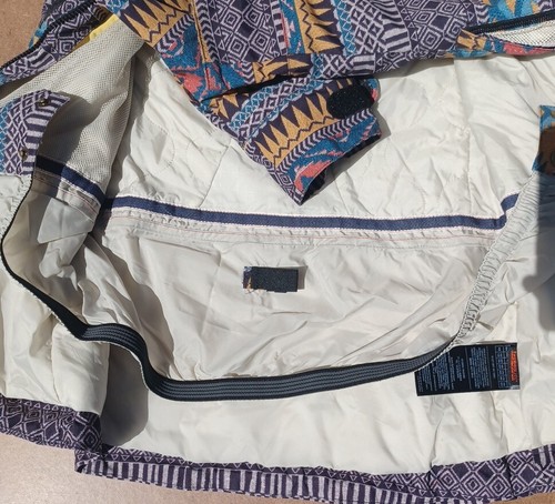 Burton size XS Kaylo Aztec coat puffy Thermolite snowboard ski jacket southwest - Picture 13 of 23