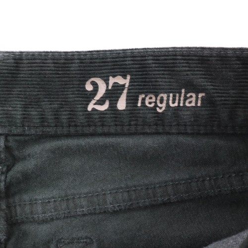 J.Crew Mid Rise Toothpick Corduroy Pant Women's 28W Dark Green Tapered Stretch - Picture 5 of 12
