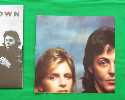 Wings London Town Record LP Vinyl Original Press 1978 Poster Paul