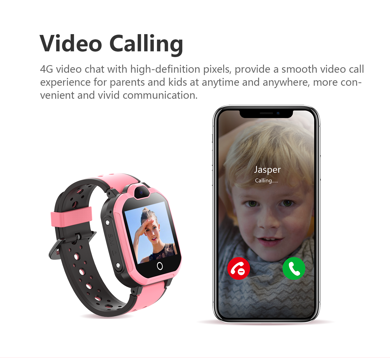 Kids 4G Smart Watch Video Call GPS SIM Card Wifi SOS Camera Games