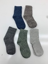 Mens 5 Pair Mutlicolor Socks One Size