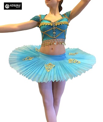 Vestito Ballerina Vestito Da Ballo Per Bambina - Body Con Tut&ugrave; E Paillettes - Manica Corta Per Danza Classica E Balletto Body Donna Maniche Corte