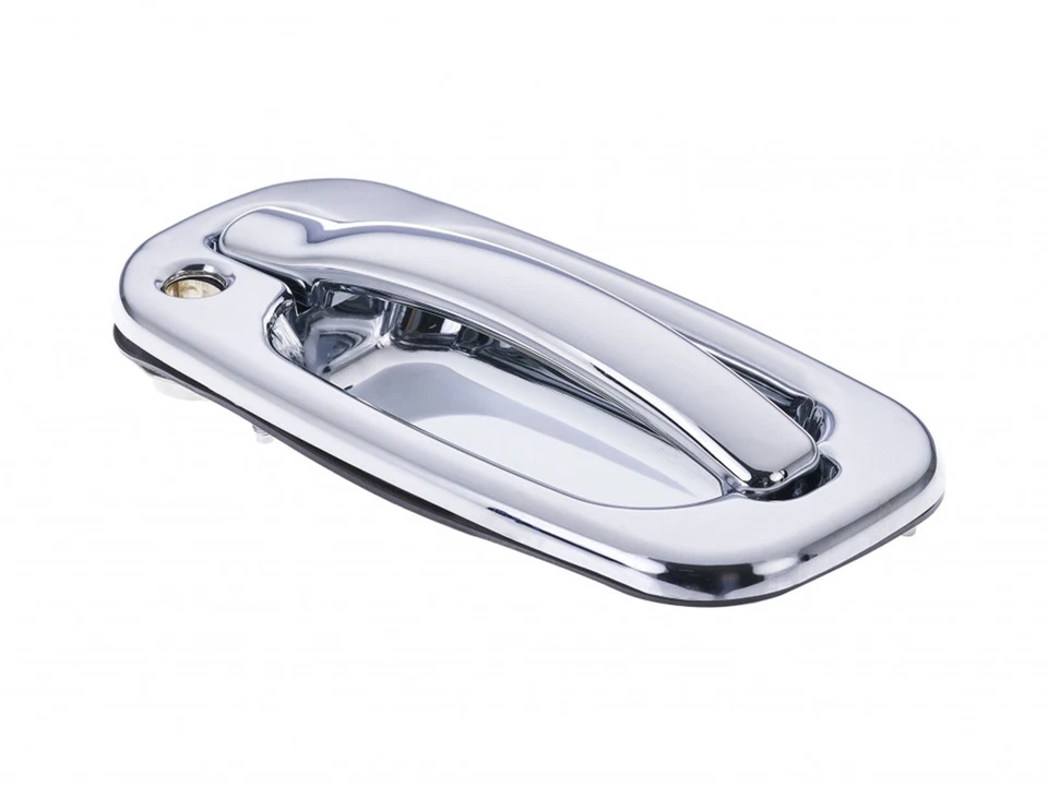 Manija de puerta exterior delantera cromada para 99-06 Silverado Sierra Yukon derecha 15034986CH Foto 4 de 4