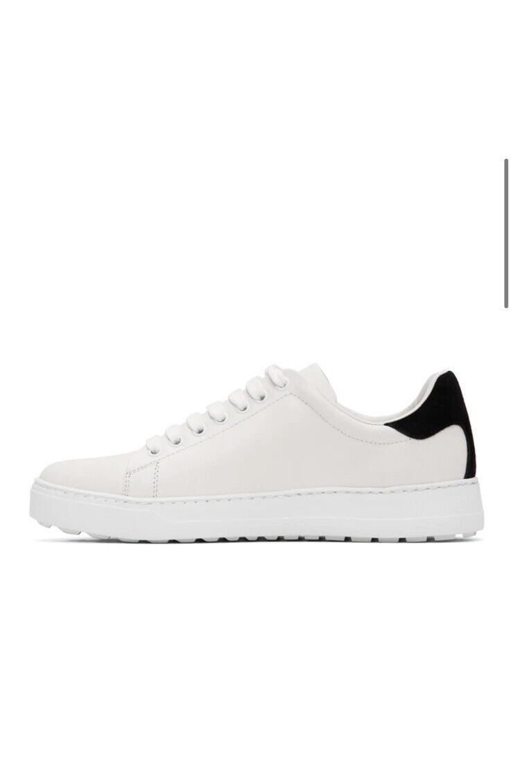 New Salvatore Ferragamo Number Leather Low Top Men Sneakers New Salvatore Ferragamo Number Leather Low Top Men Sneakers