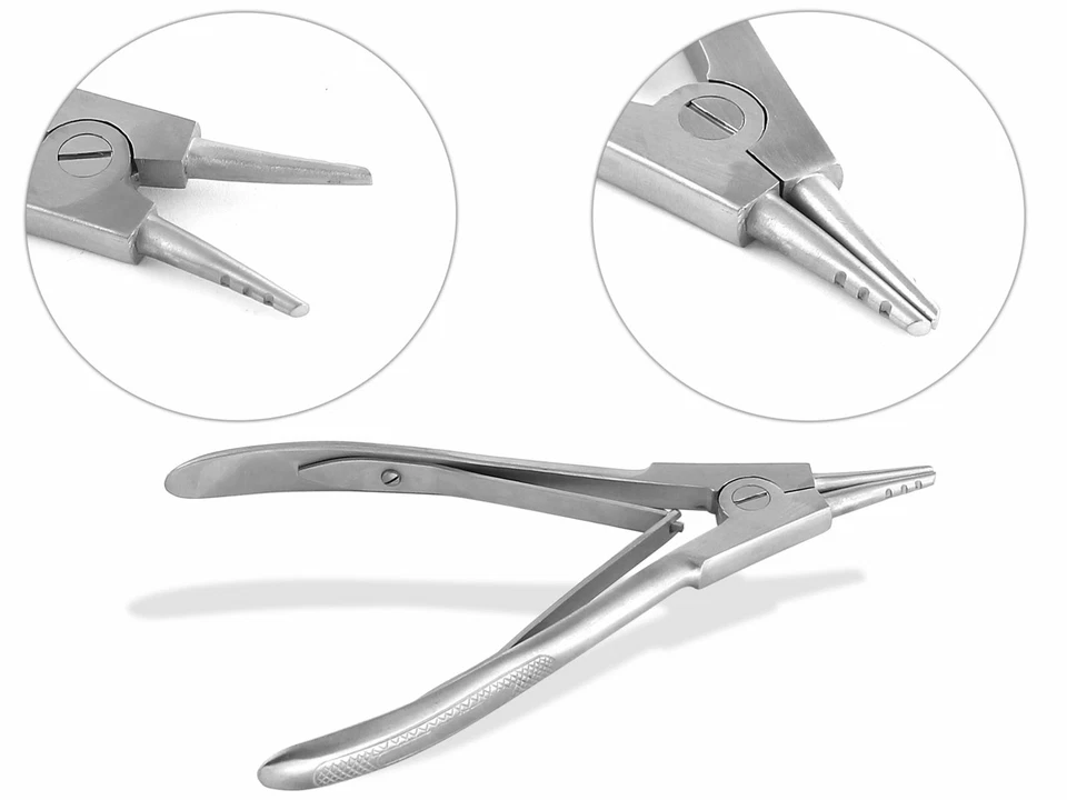 Piercing Ringöffner 3 Kerben Piercingzange Klemme  Zange Piercing - Bild 2 von 4