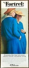 1964 Celanese Fortrel Fiber Print Ad Russ Togs Cool Carefree Separates