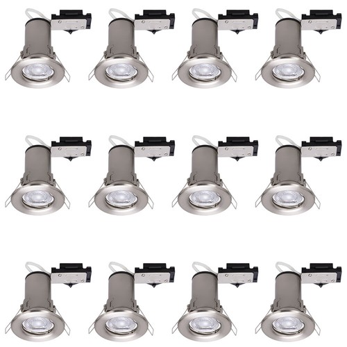Litecraft Fire Rated Recessed Downlights With or Without Bulbs - 2 Colours - Picture 5 of 48