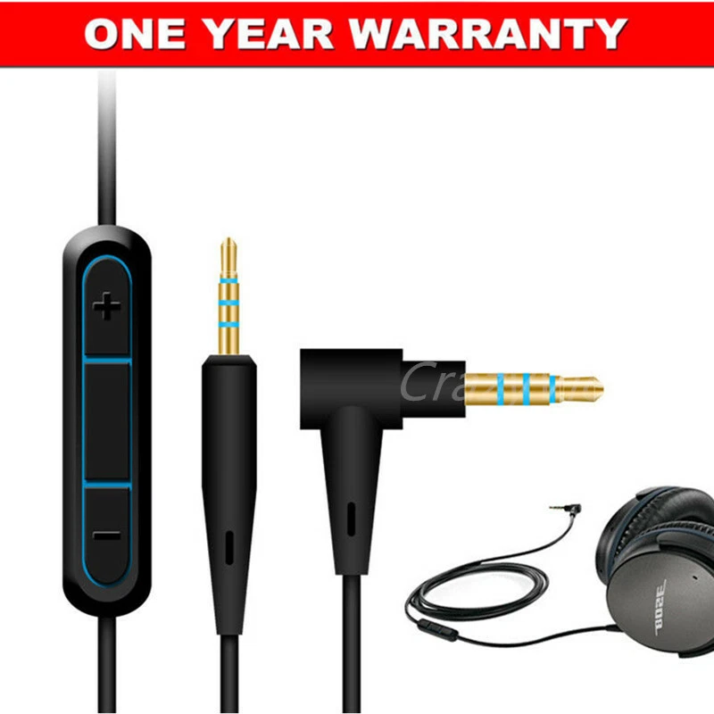 Cable Remote For Bose QuietComfort 15 25 QC15 QC25 QC35 Headphone