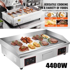 Elektro Grillplatte Griddleplatte Griddle Br&auml;ter Grill 73cm Glatt 4400 W Neu