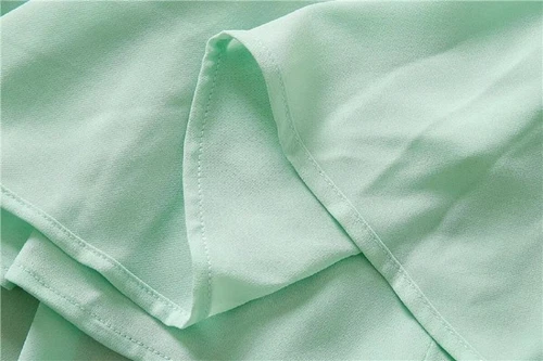 Princess Designer Elegant Casual Party V-Neck Short Sleeve Midi Mint Dress - Picture 21 of 36