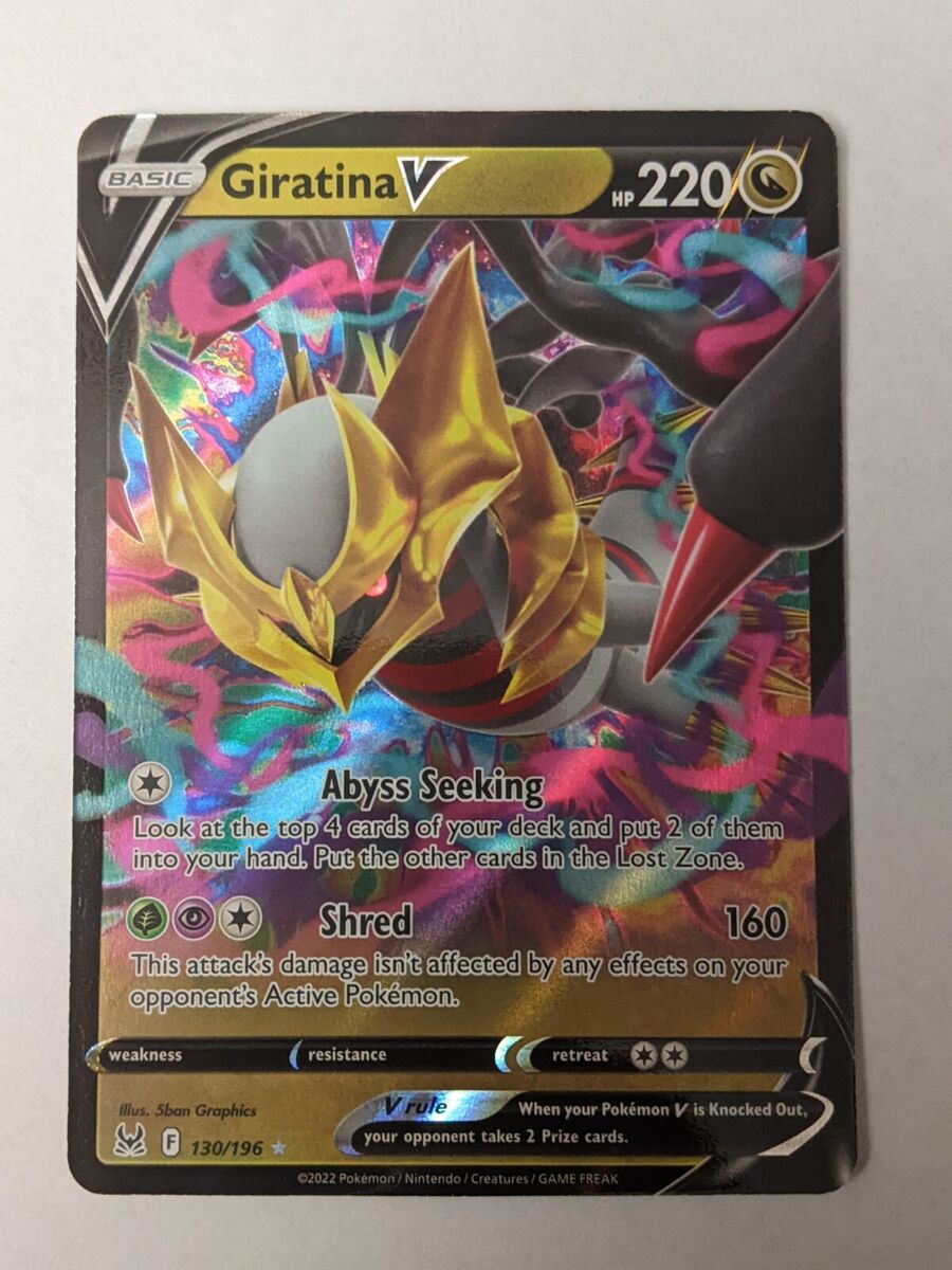 PSA 10 Gem Mint Pokemon Lost Origin Giratina V Ultra Rare #130/196