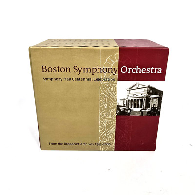 BOSTON SYMPHONY ORCHESTRA CENTENNIAL CELEBRATION COMPLETE CD BOX SET ...