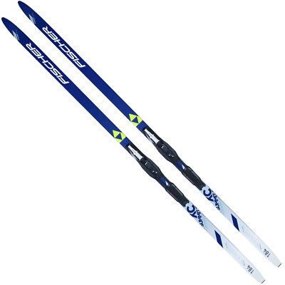 Fischer Summit Crown Blue EF Langlaufski + Compact Step-In IFP Bindung Langlauf
