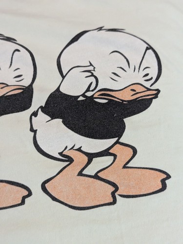 Disney Huey Dewey And Louie Graphic Crew Neck Short Sleeve T-Shirt Men's Size M - Picture 8 of 15