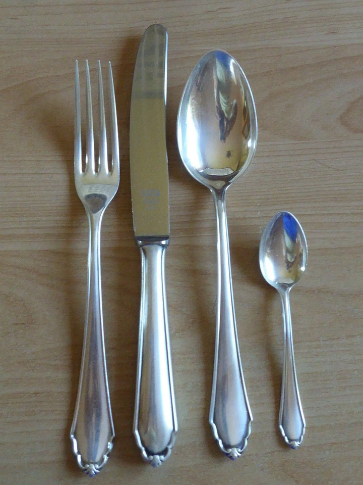 BSF - Besteck - Mod. 96 - Silber 90 - 6 Pers. 24 Teile - Bild 2 von 2